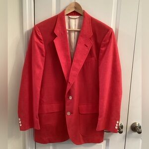 Vibrant, Colorful, Bold Watermelon Red Men's Medium / Size M Blazer / Sport Coat